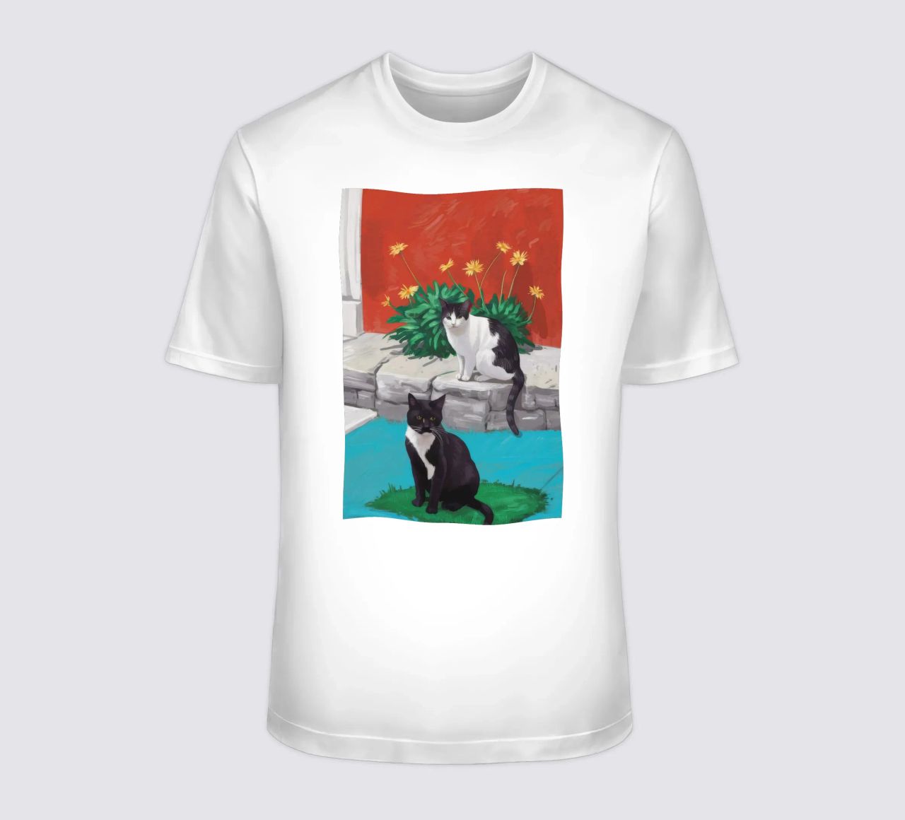 Tuxedo Bloom Perch t-shirt da Lumi Eyes