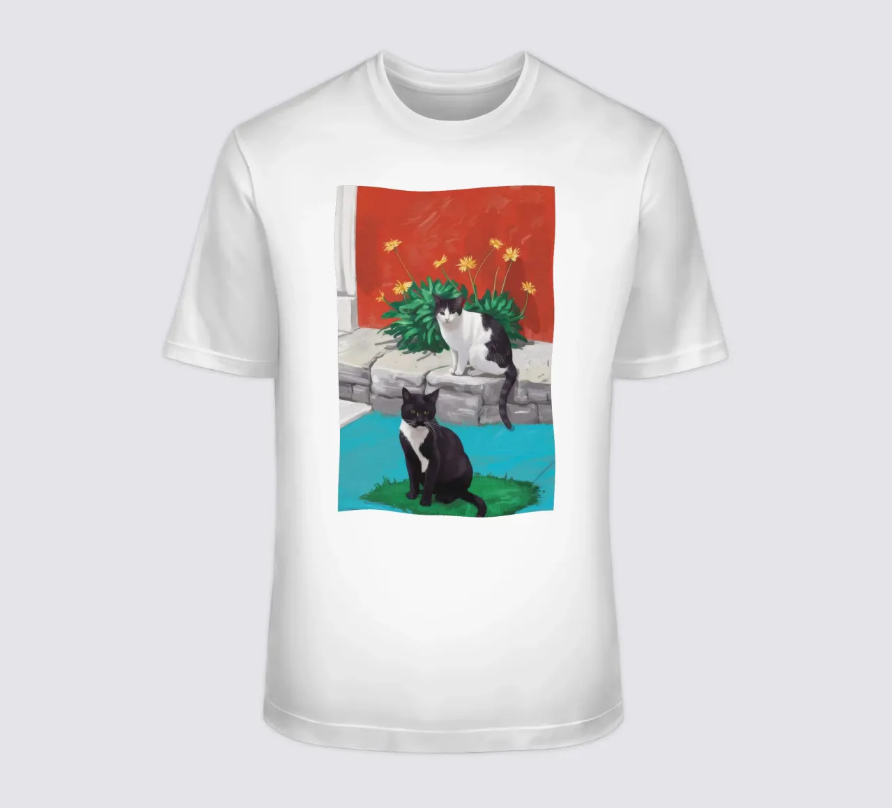 Tuxedo Bloom Perch t-shirt da Lumi Eyes