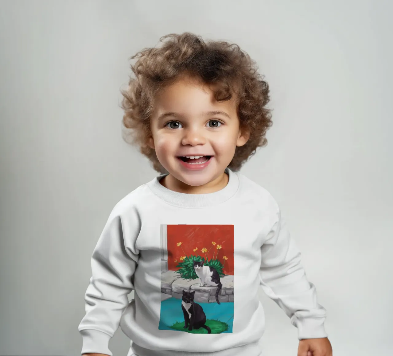 Smoking-Blütenbarsch Baby Sweatshirt von Lumi Eyes