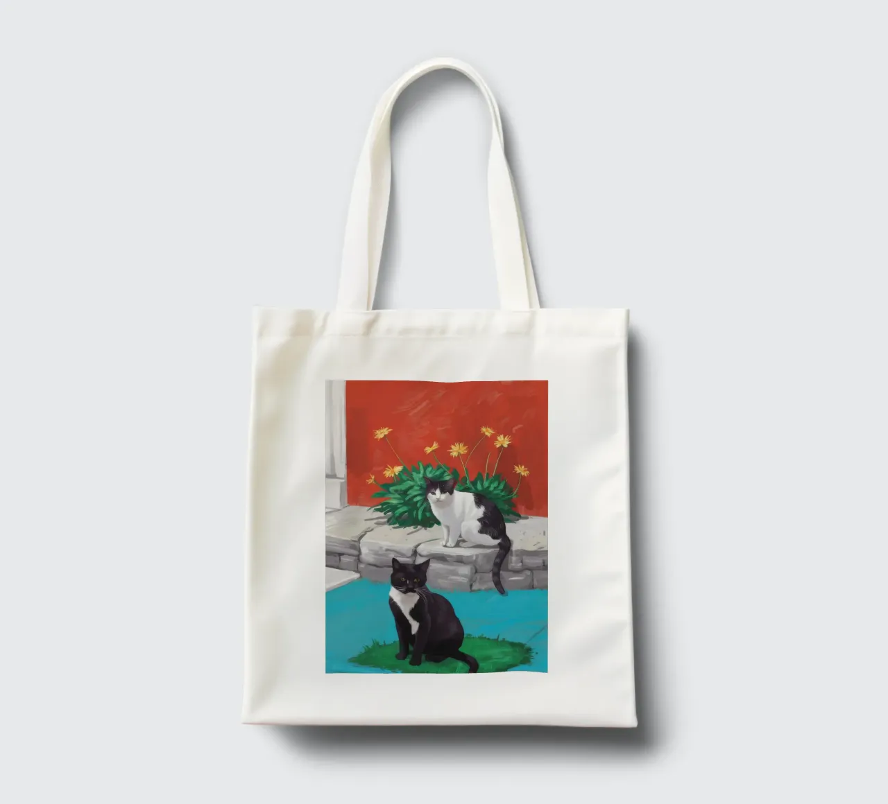 Tuxedo Bloom Perch borsa in juta da Lumi Eyes