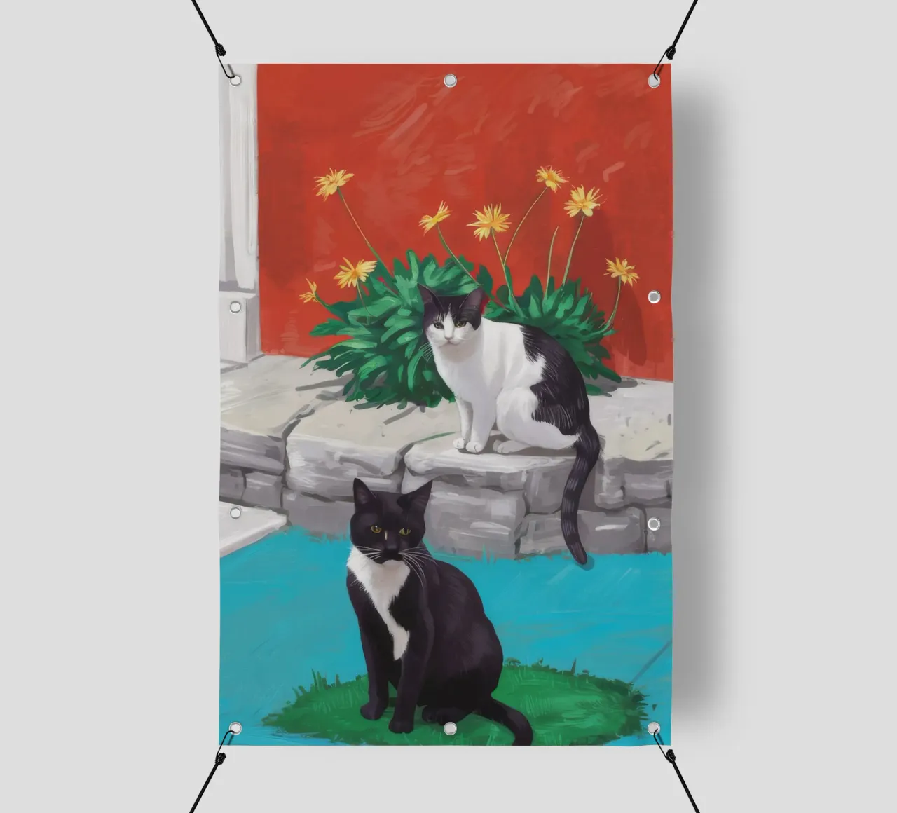 Tuxedo Bloom Perch telo in pvc da Lumi Eyes