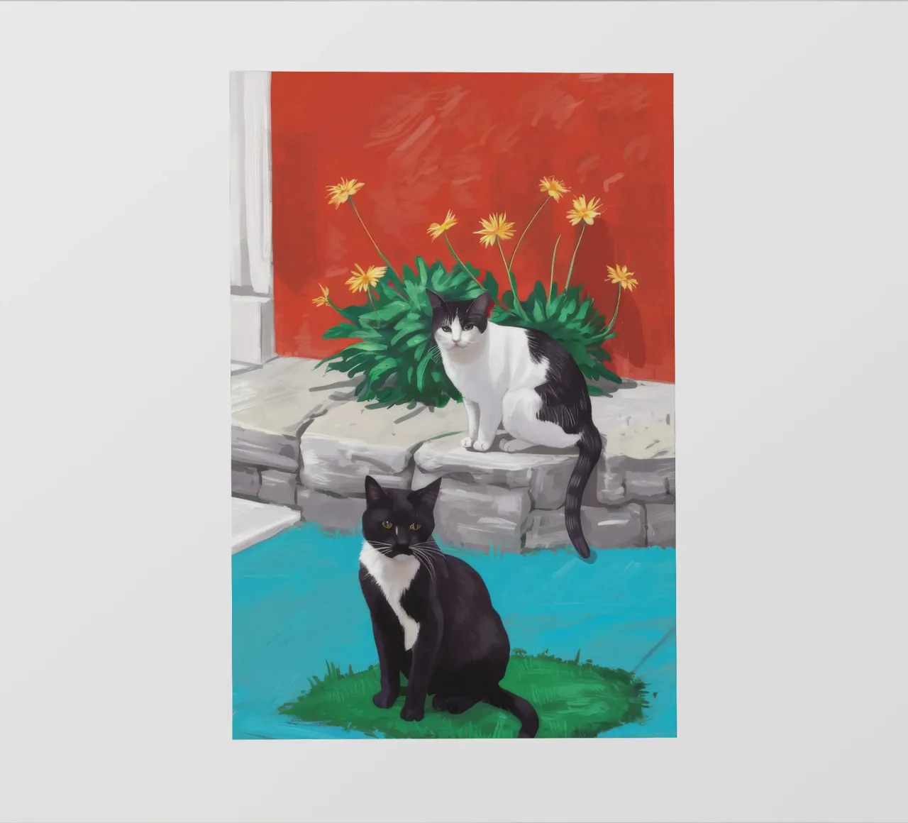 Tuxedo Bloom Perch telo in pvc da Lumi Eyes