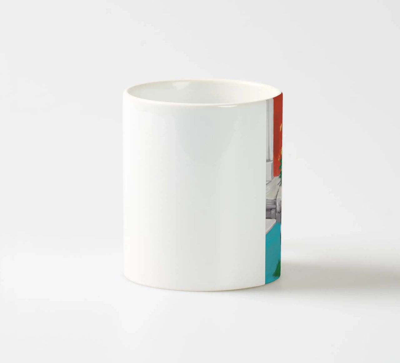 Tuxedo Bloom Perch tazza in ceramica da Lumi Eyes