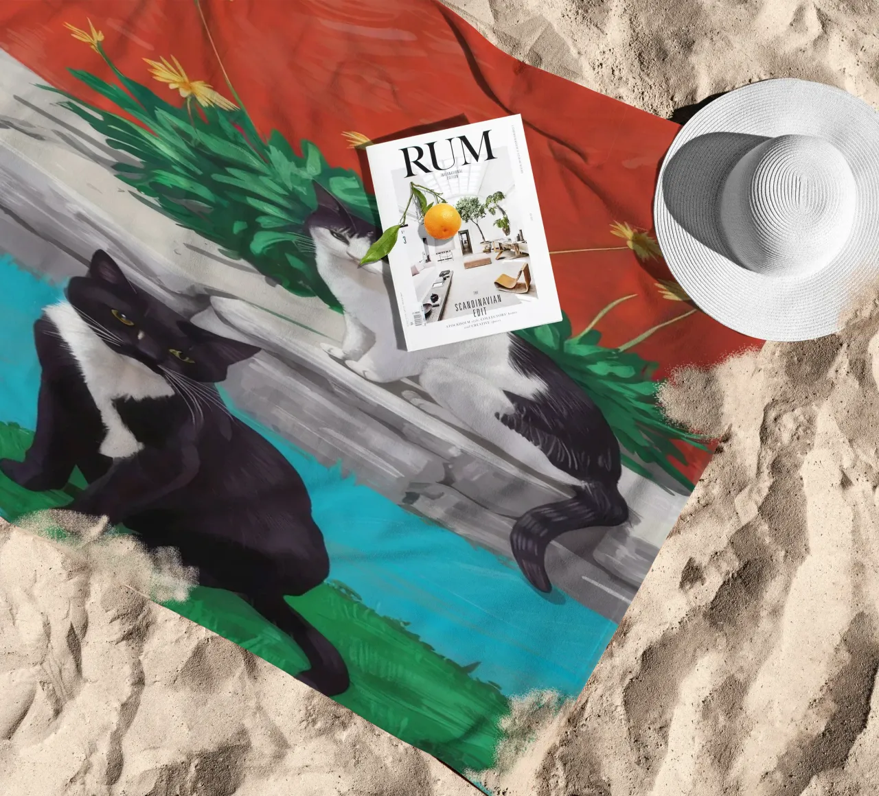 Tuxedo Bloom Perch telo mare da Lumi Eyes