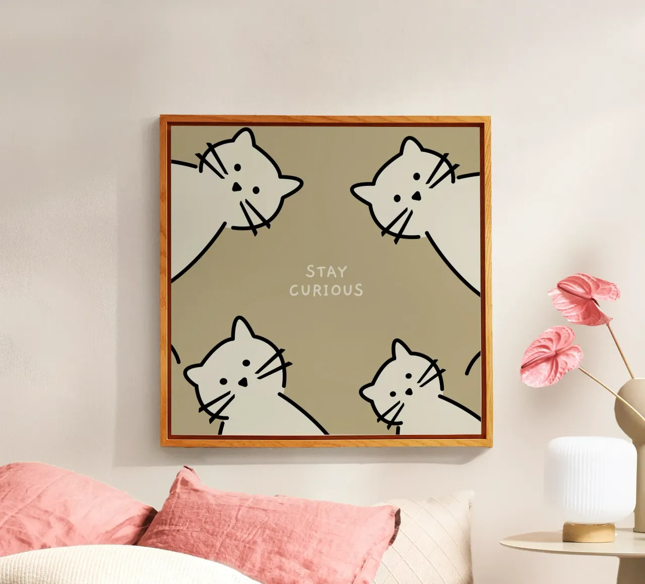 Curious Cats plexiglass da Dharma