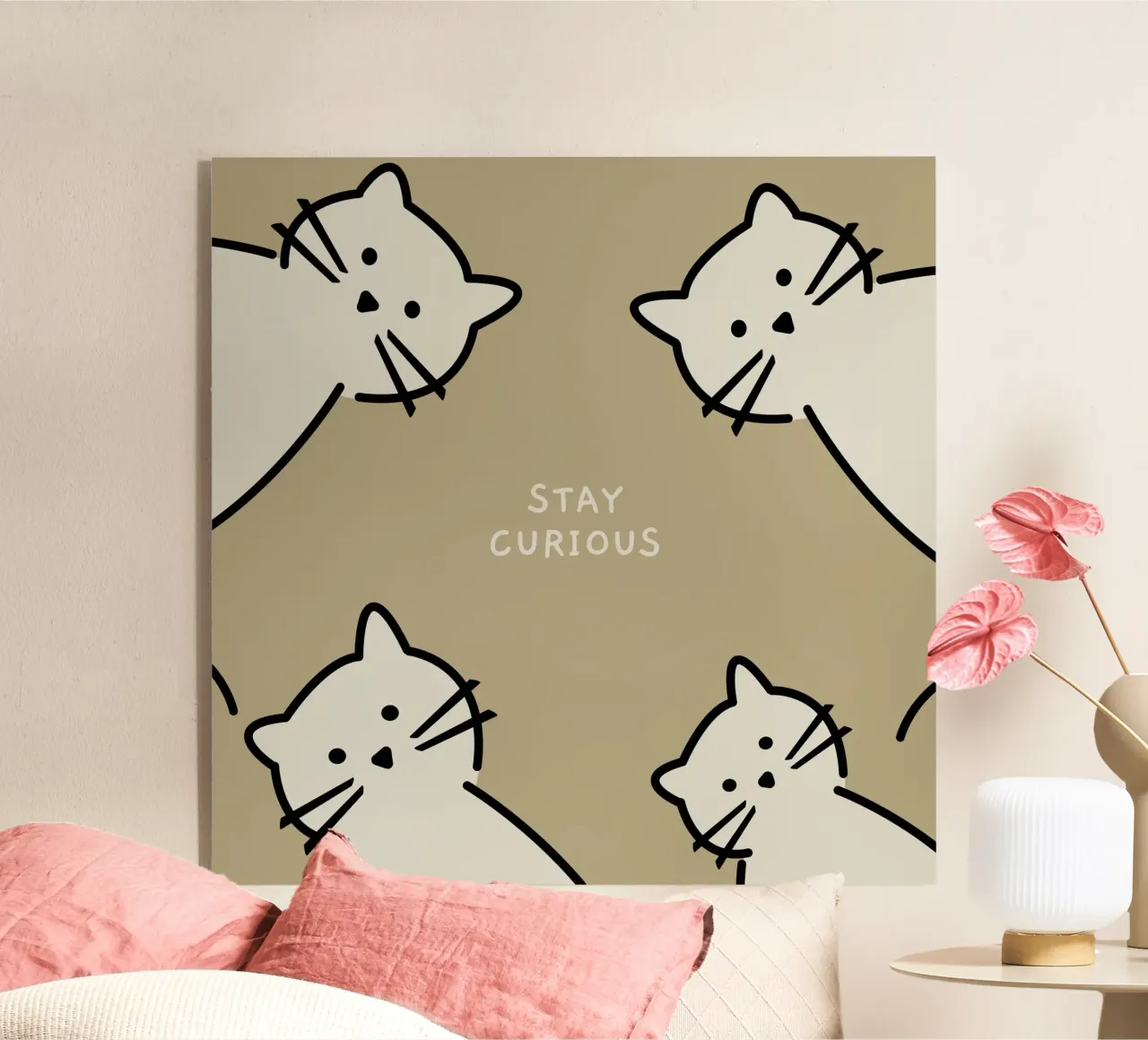 Curious Cats plexiglass da Dharma