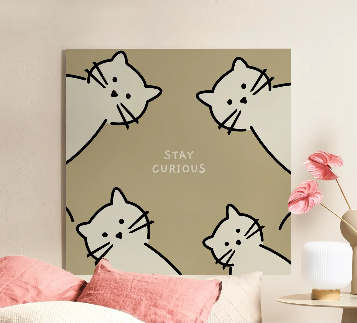 Curious Cats plexiglass da Dharma