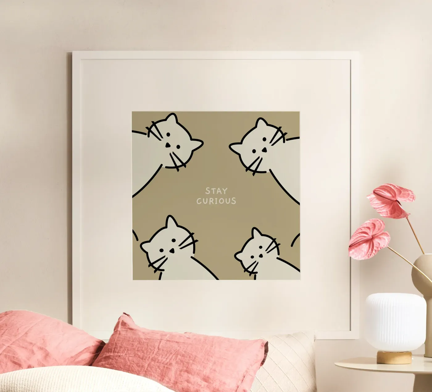 Curious Cats poster da Dharma