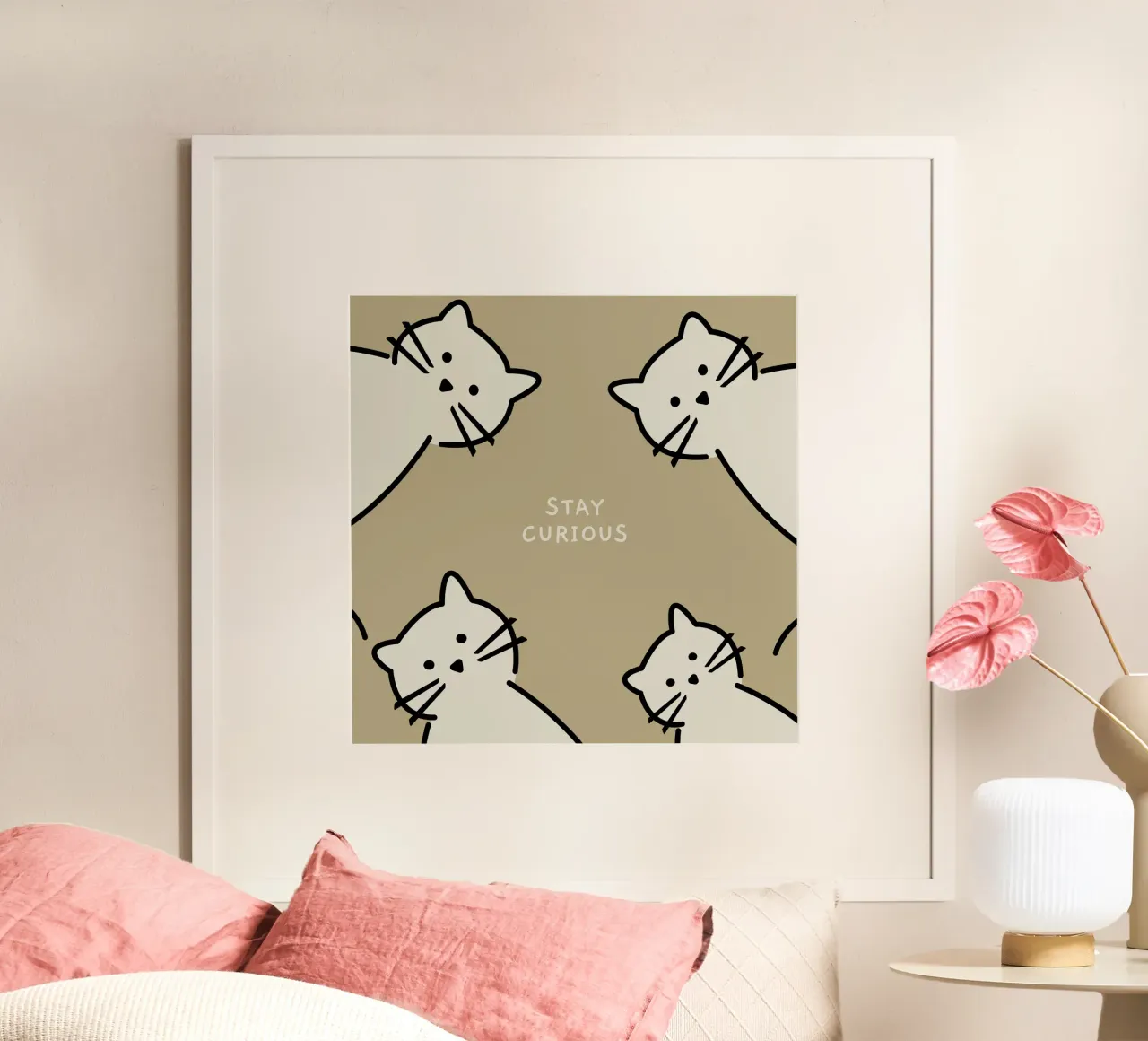 Curious Cats poster da Dharma