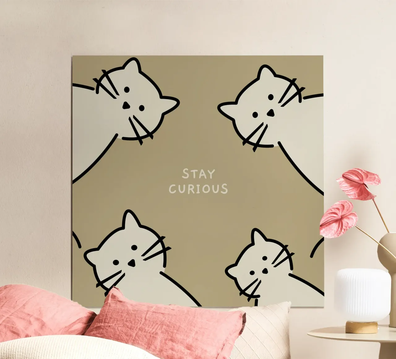 Curious Cats poster da Dharma