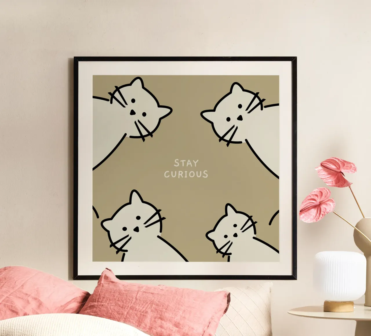 Curious Cats poster da Dharma