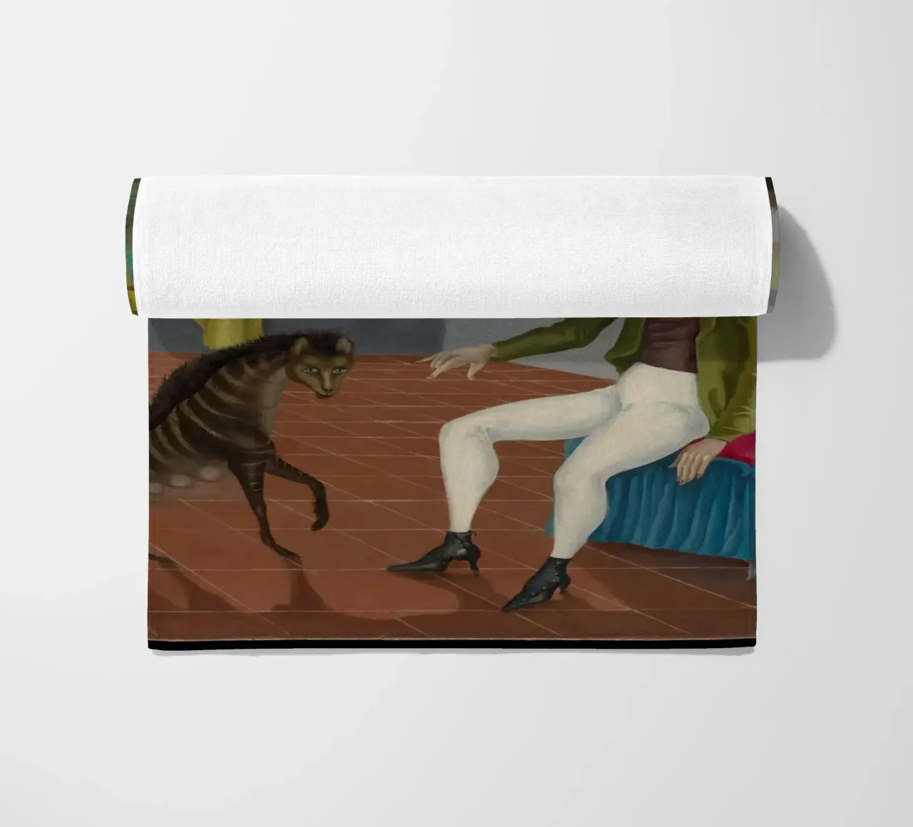 Autoritratto di Leonora Carrington telo mare da Kunze Gallery