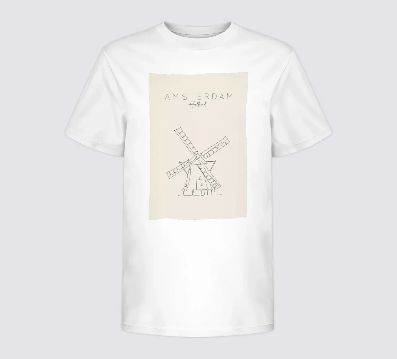 Amsterdam kids t-shirt by The Cartography Collection