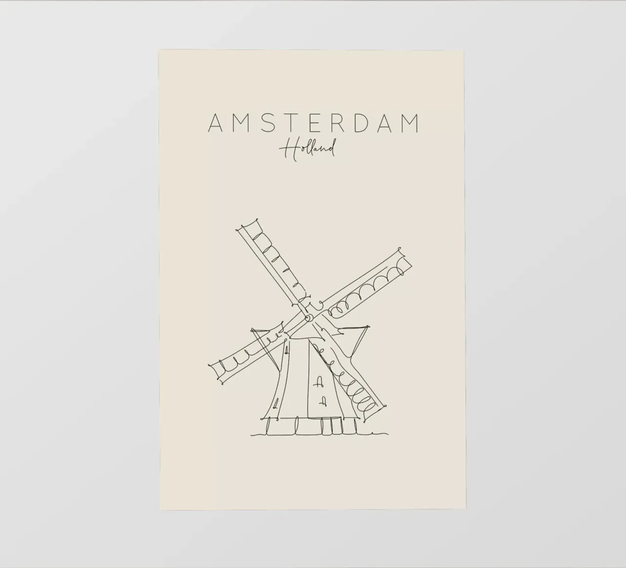 Amsterdam telo in pvc da The Cartography Collection