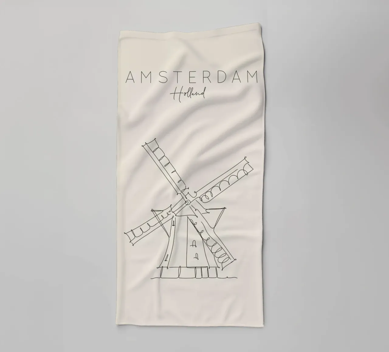 Amsterdam asciugamano da bagno da The Cartography Collection