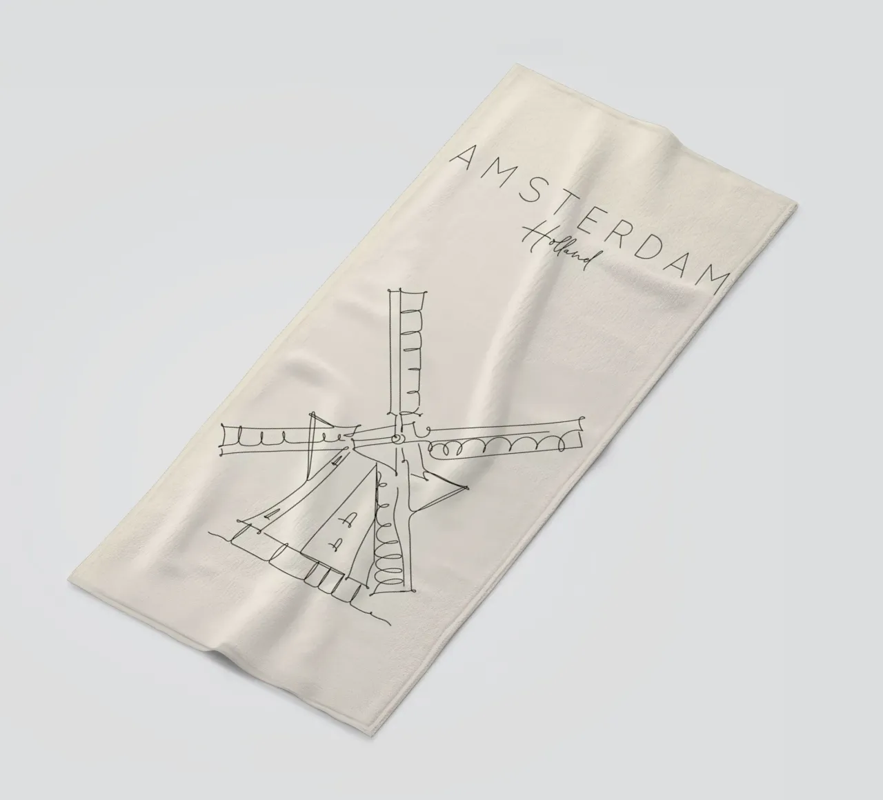 Amsterdam telo mare da The Cartography Collection