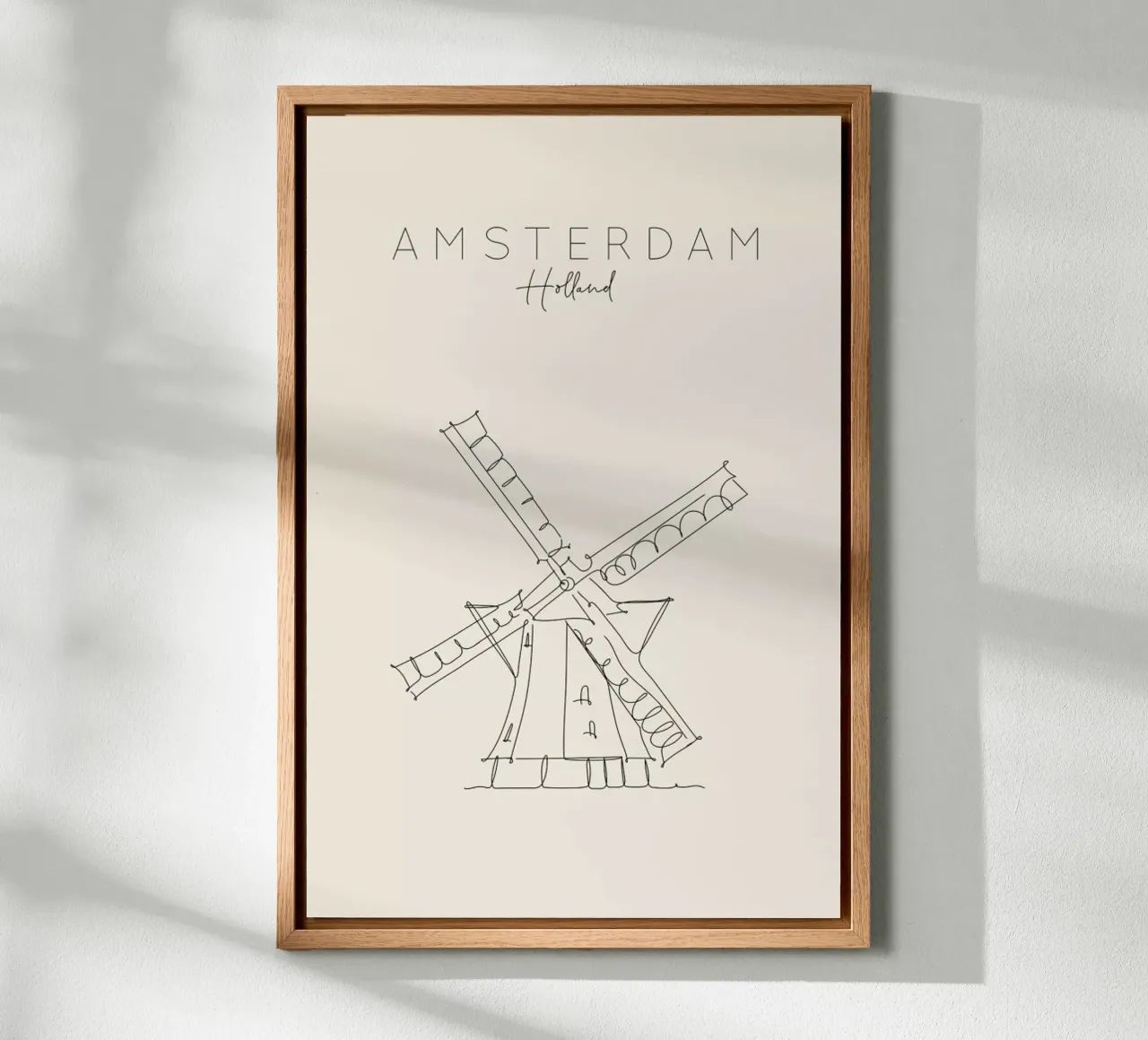 Amsterdam alluminio dibond da The Cartography Collection