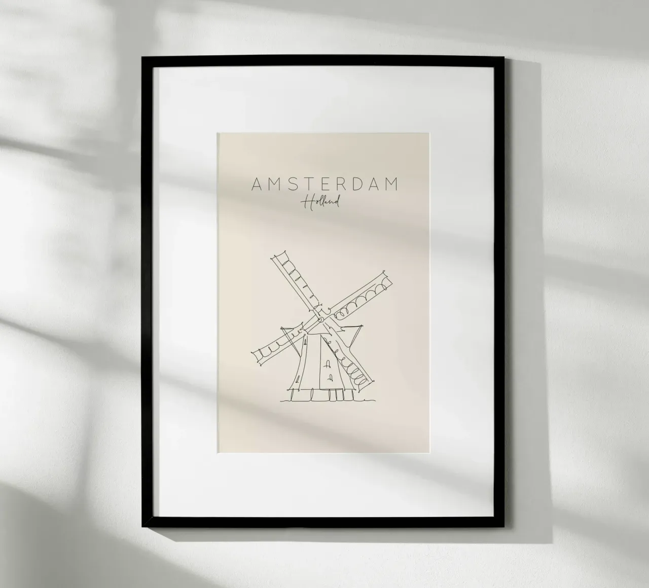 Amsterdam poster da The Cartography Collection