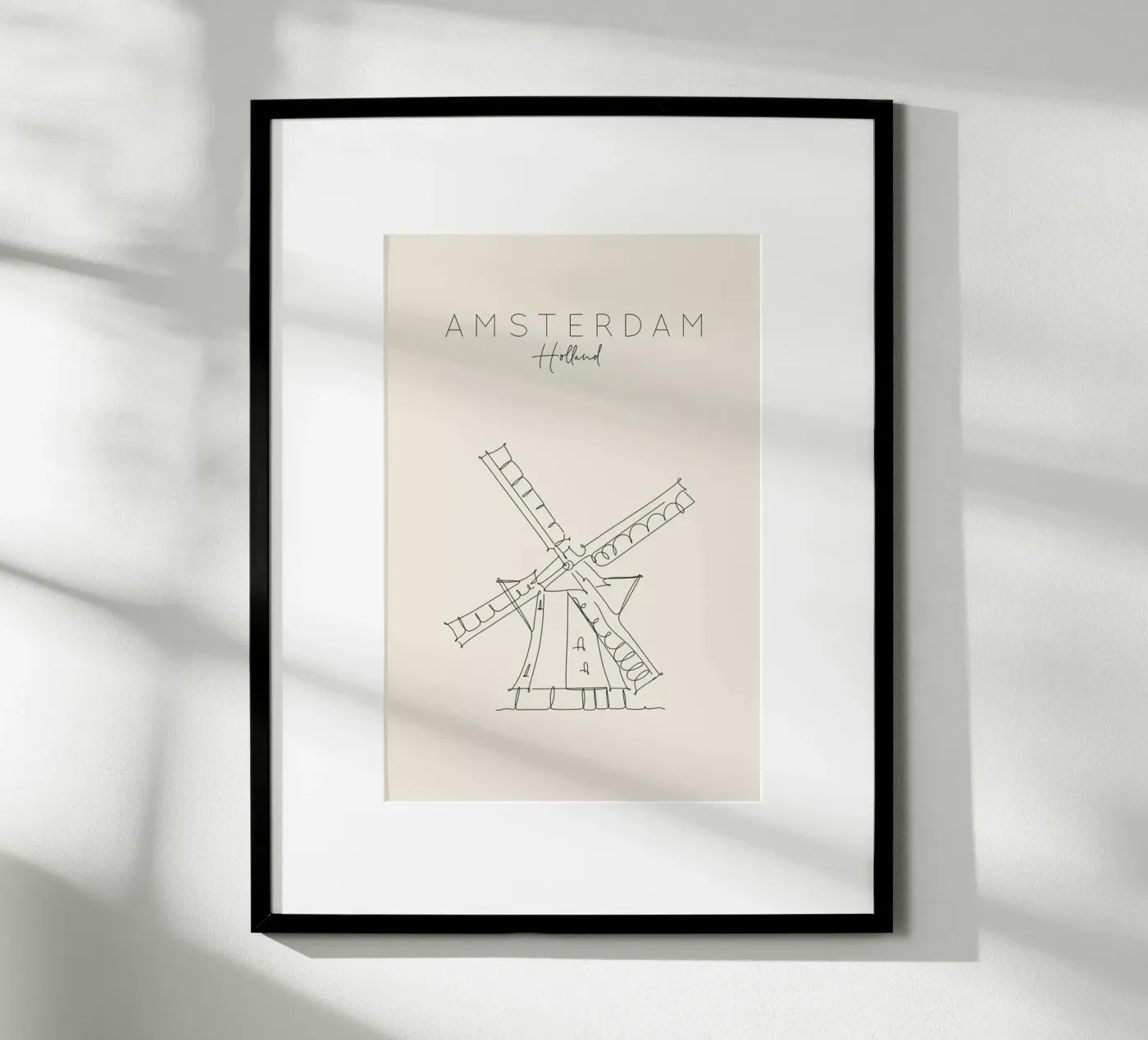 Amsterdam poster da The Cartography Collection