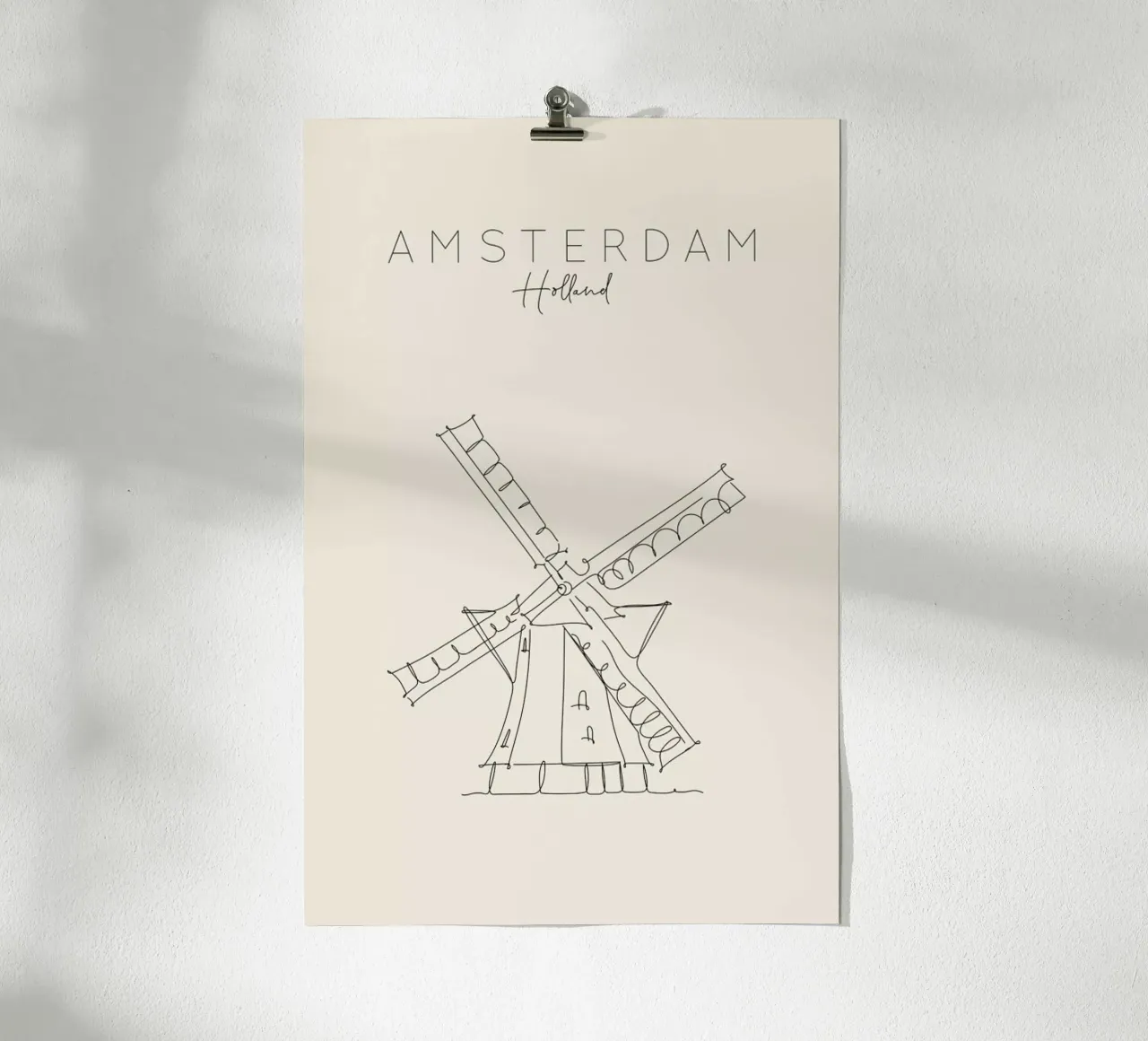 Amsterdam poster da The Cartography Collection