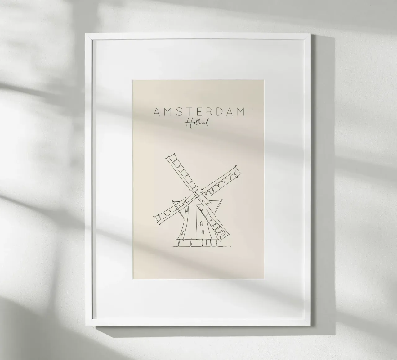 Amsterdam poster da The Cartography Collection