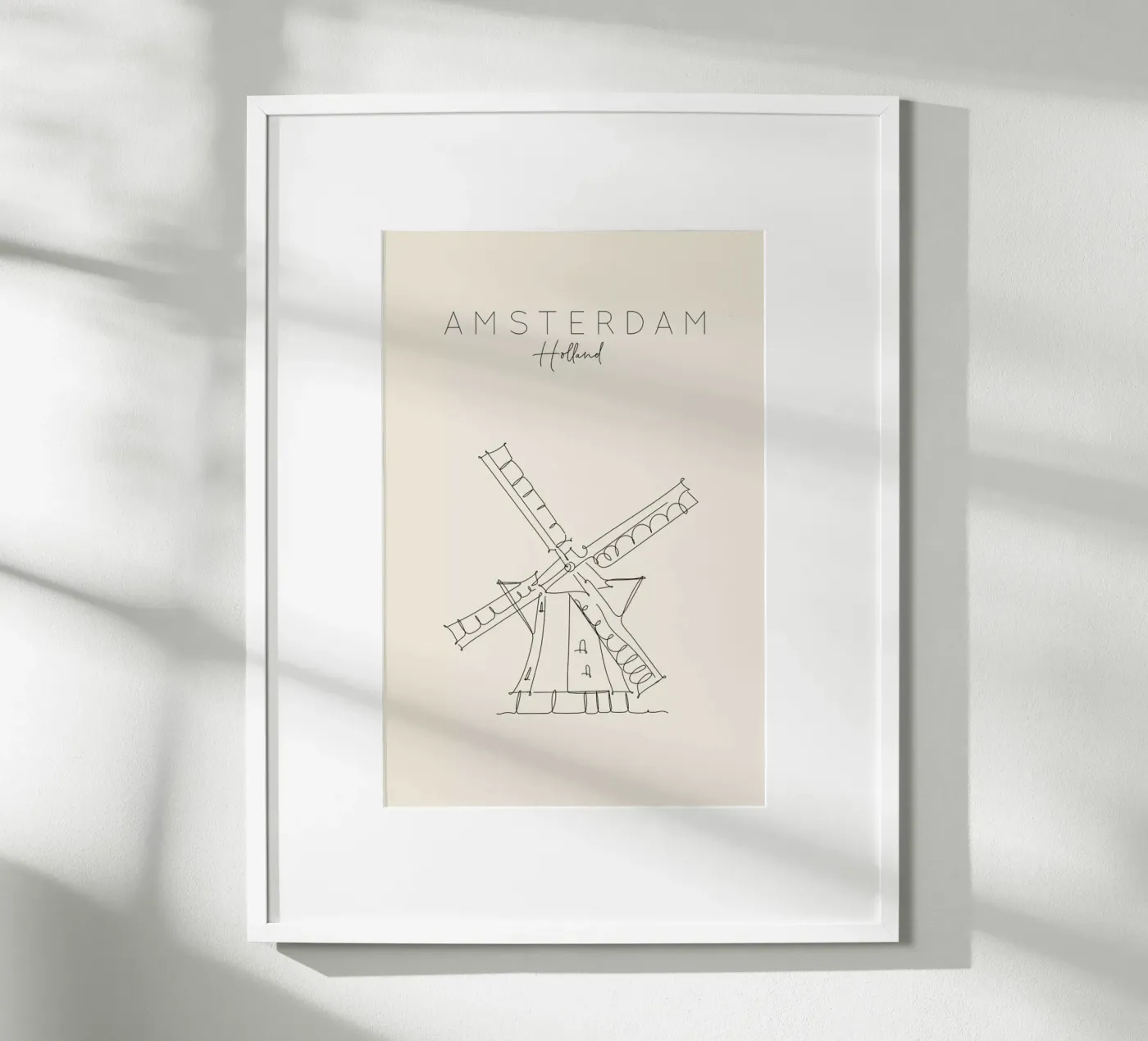 Amsterdam poster da The Cartography Collection