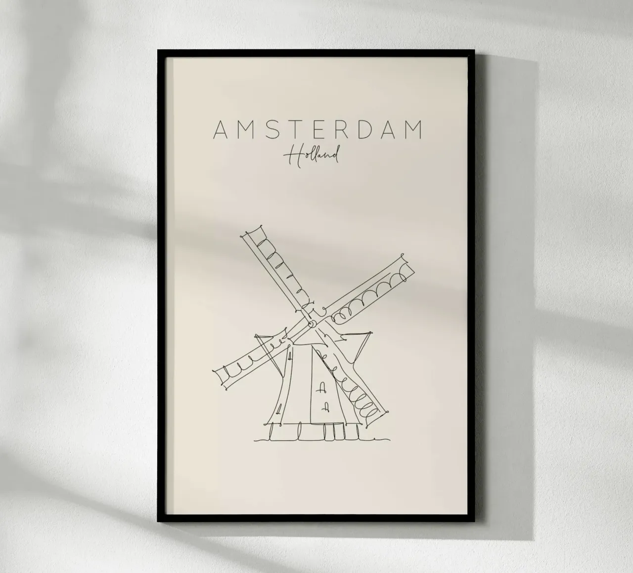 Amsterdam poster da The Cartography Collection