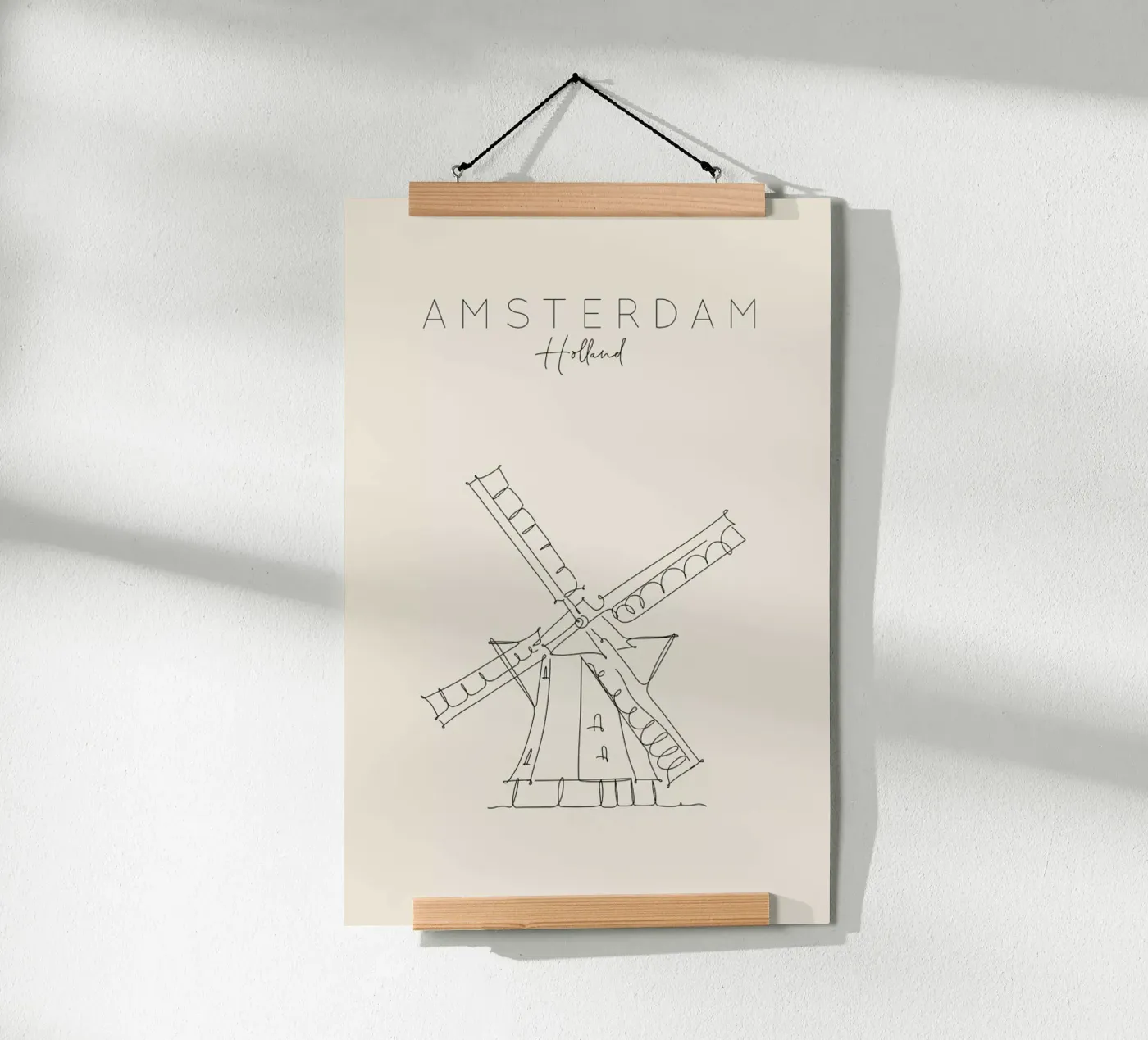 Amsterdam poster da The Cartography Collection