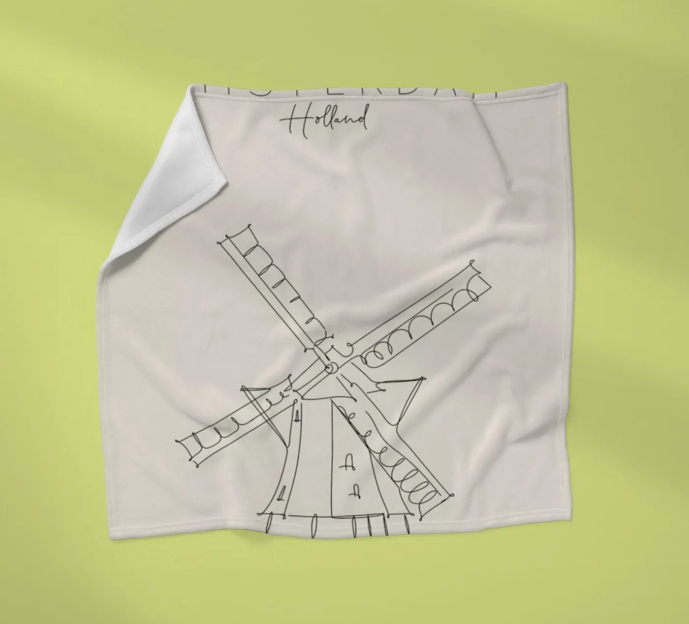 Amsterdam fleecedeken van The Cartography Collection