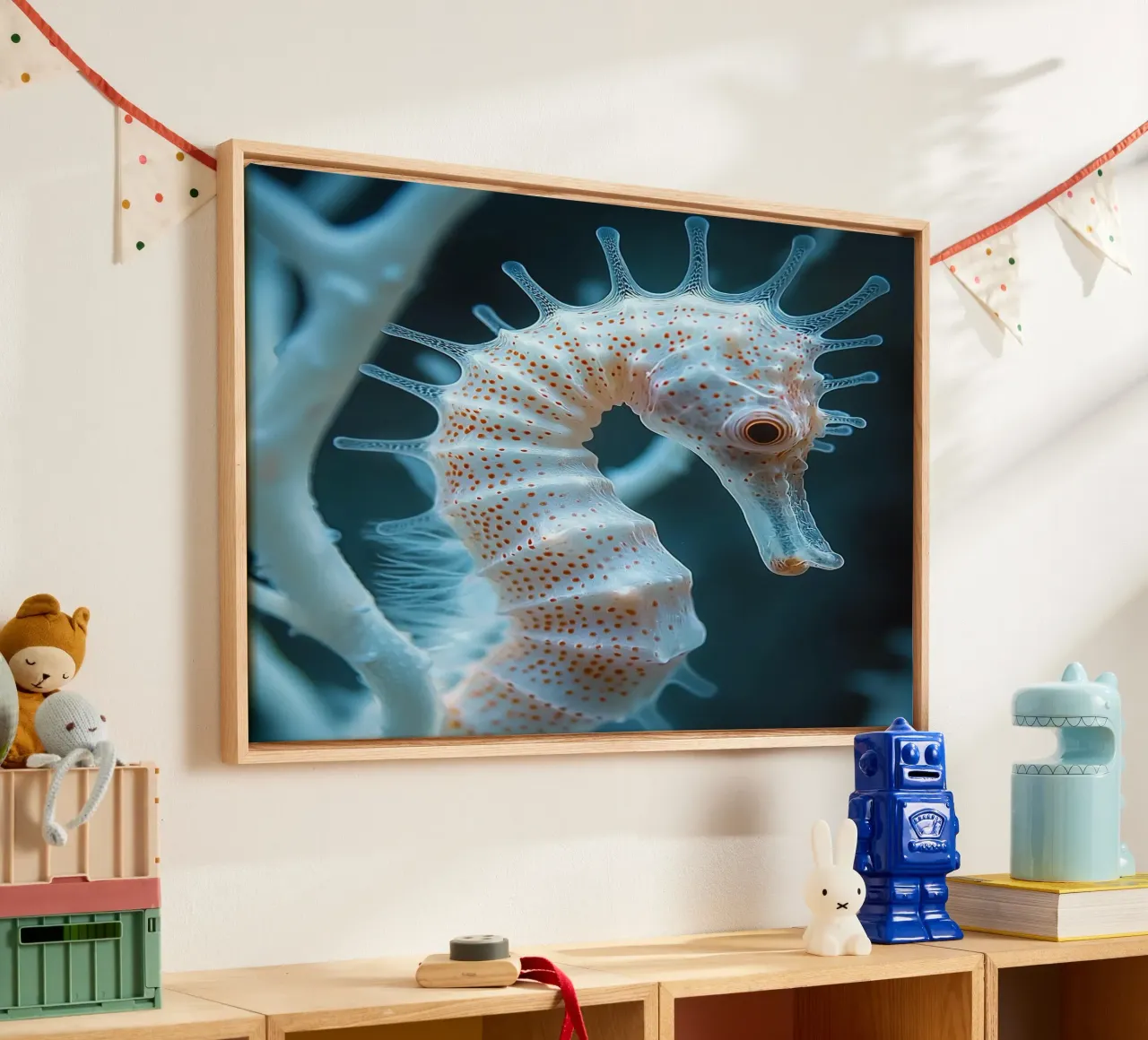 Macro Nature tela con Cornice a cassetta da PhotoVibe Decor