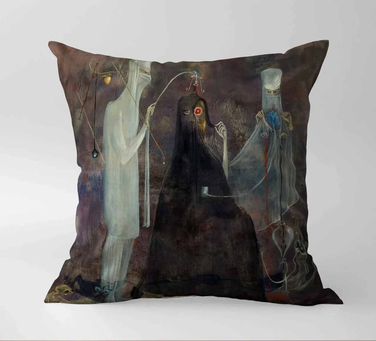 Leonora Carrington Operazione mercoledì cuscino da Kunze Gallery