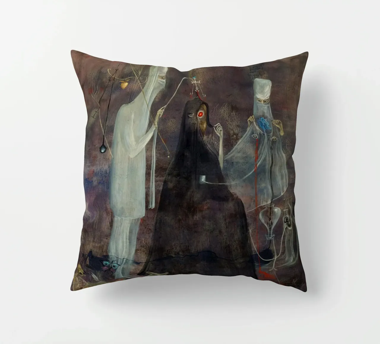 Leonora Carrington Operazione mercoledì cuscino da Kunze Gallery