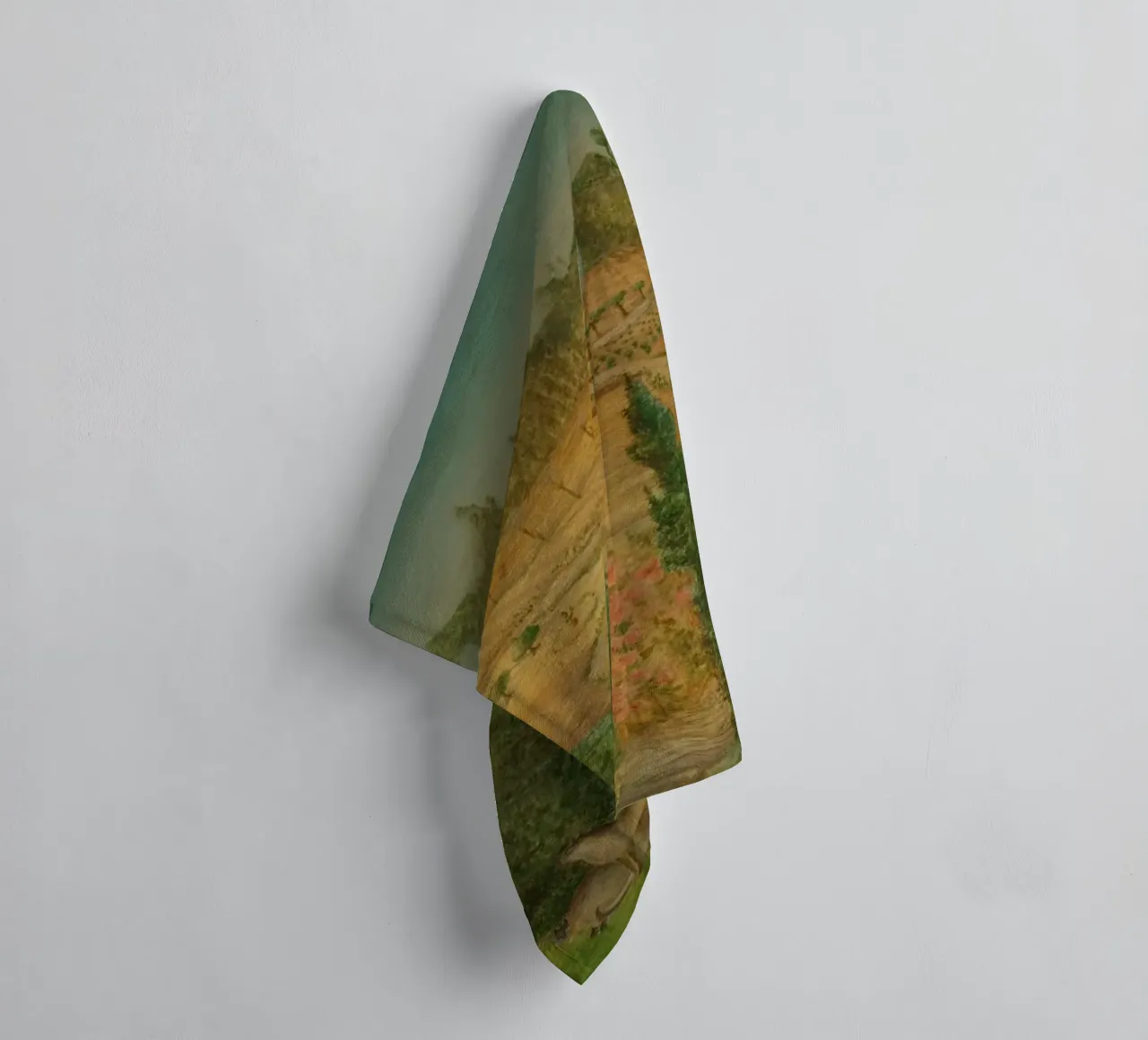 Leonora Carrington De moestuin op de helling badhanddoek van Kunze Gallery