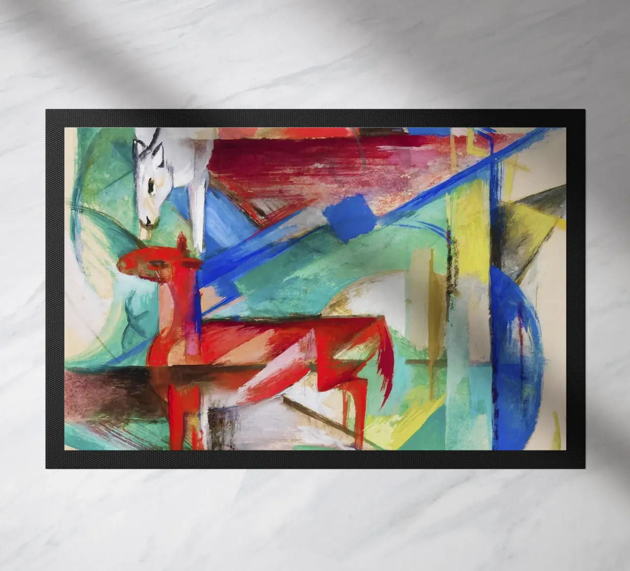 Paesaggio con animali (1913) di Franz Marc zerbino da Art History