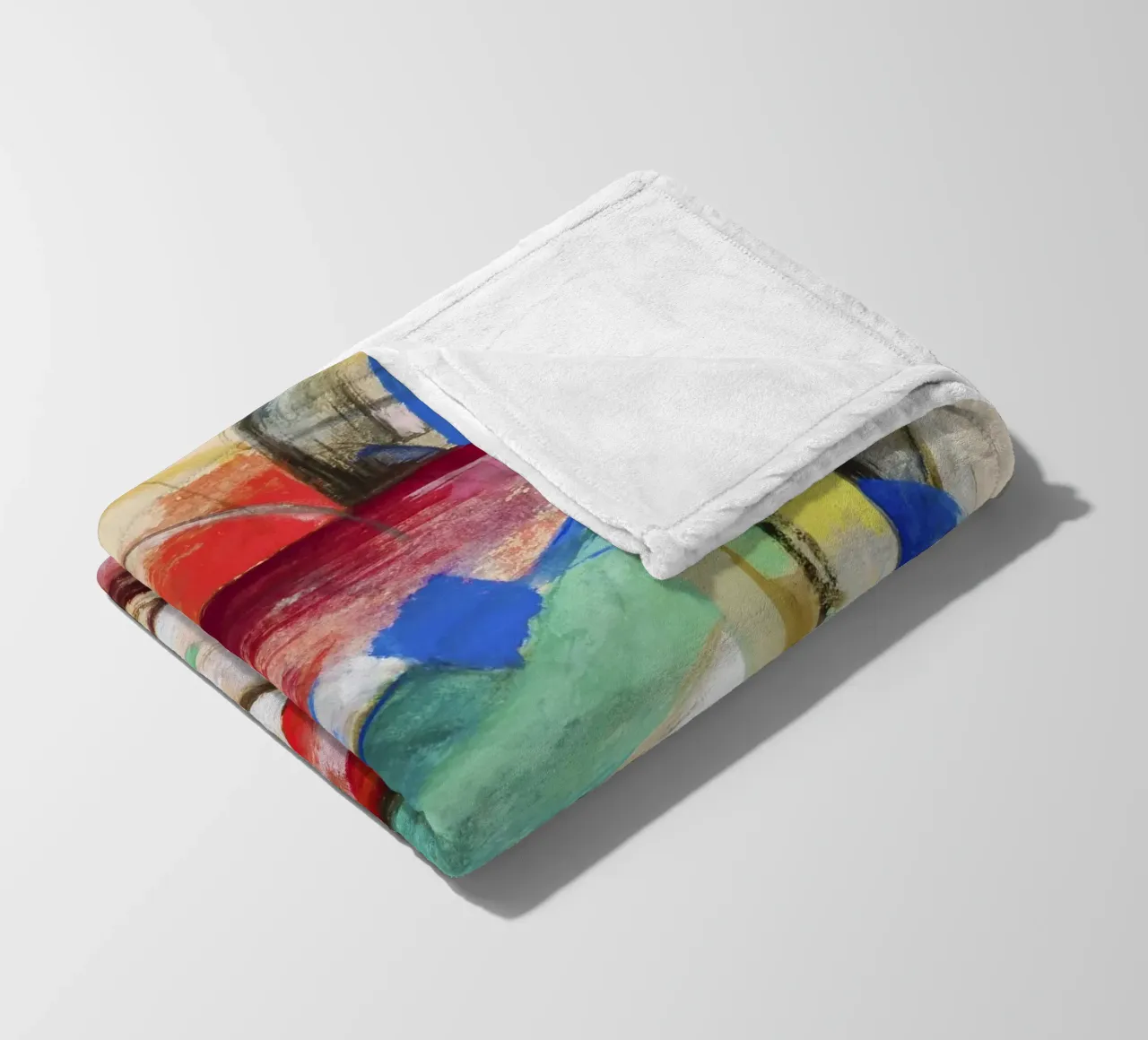 Paesaggio con animali (1913) di Franz Marc coperta in pile da Art History