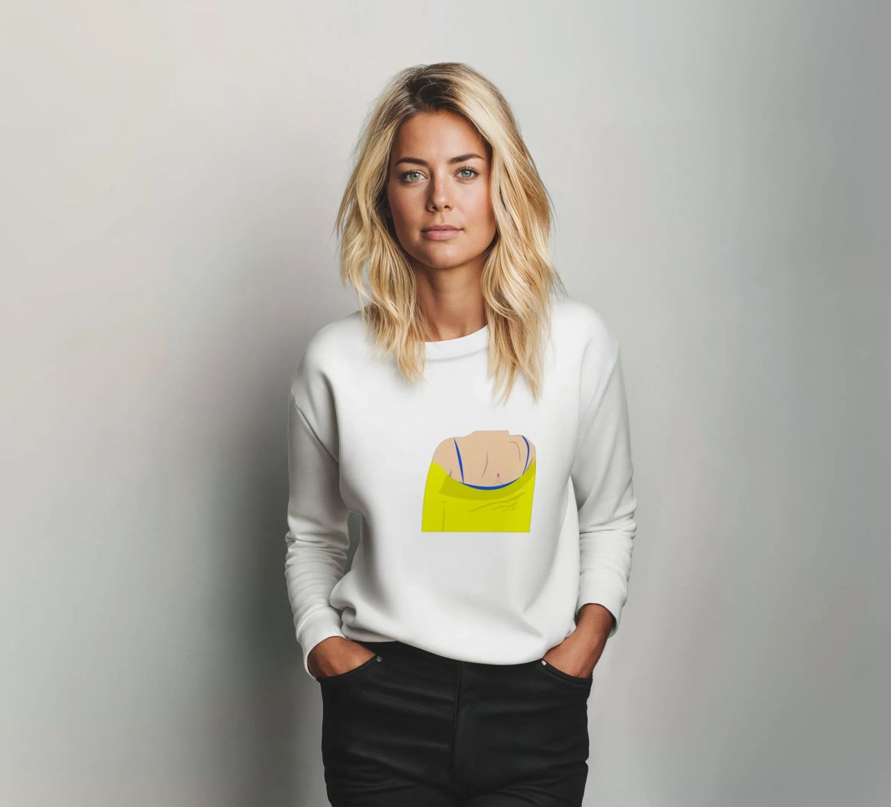 Statement. felpa da FRICKE DESIGN