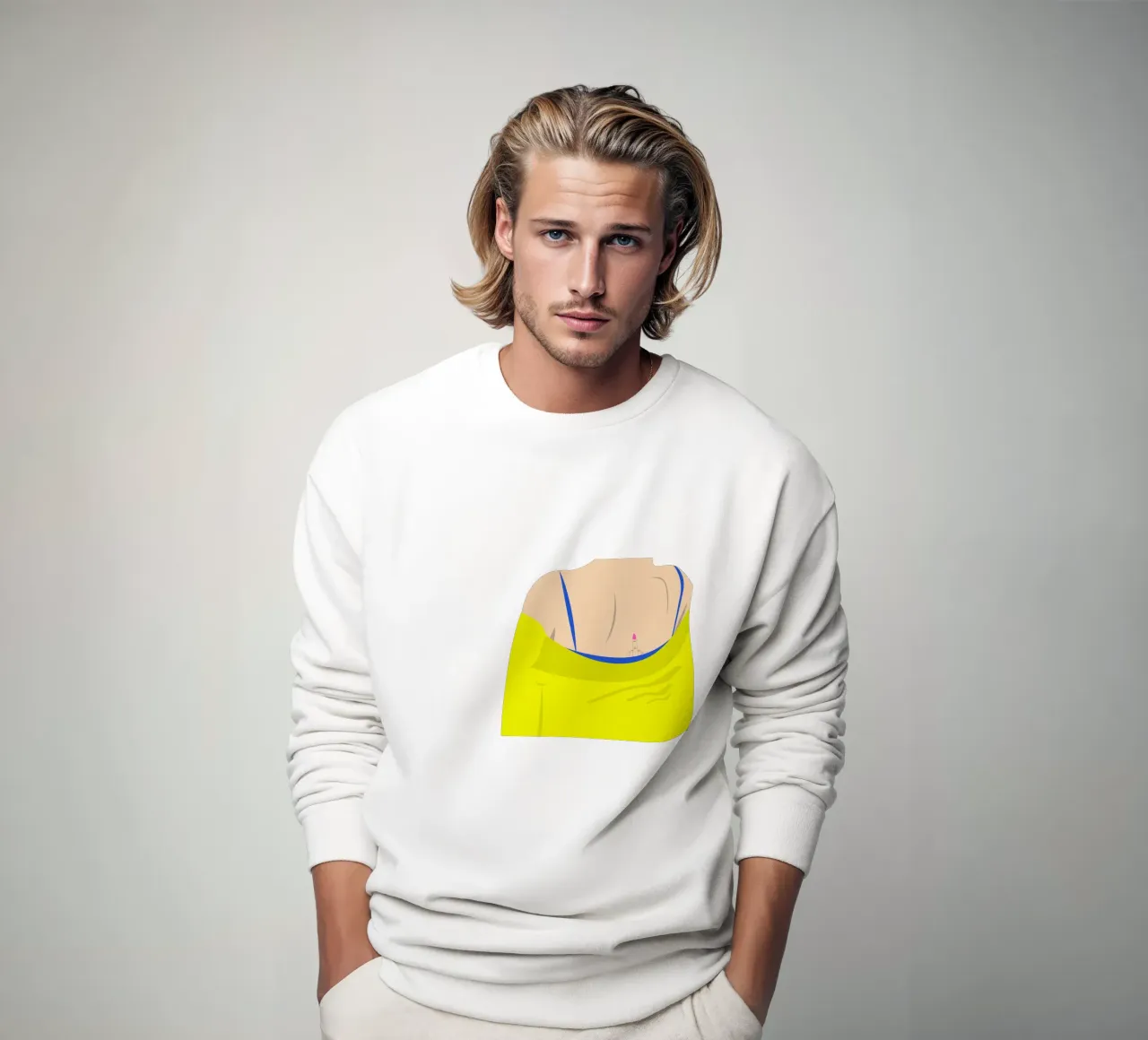 Statement. sweatshirt van FRICKE DESIGN