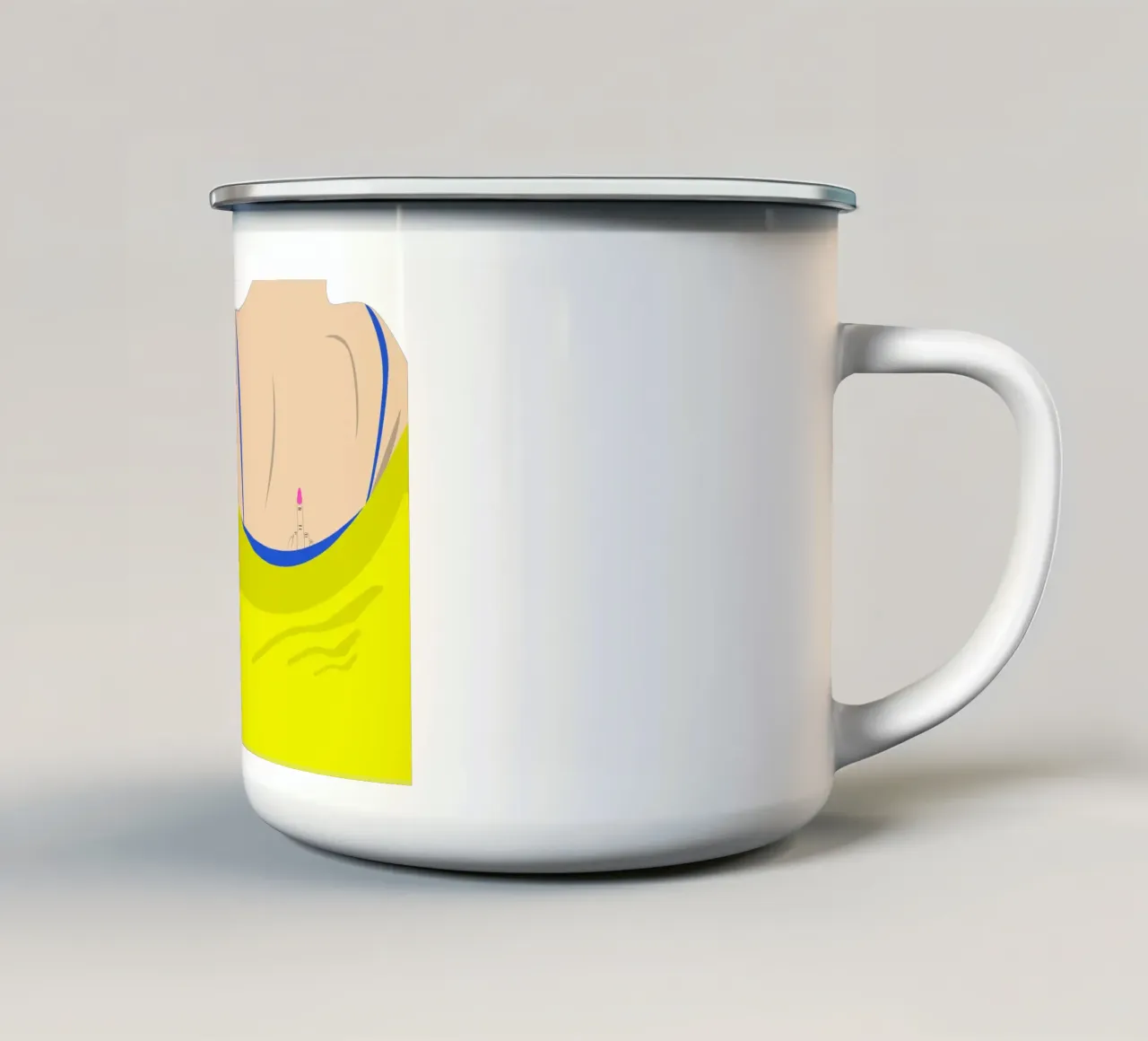 Statement. taza de esmalte de FRICKE DESIGN