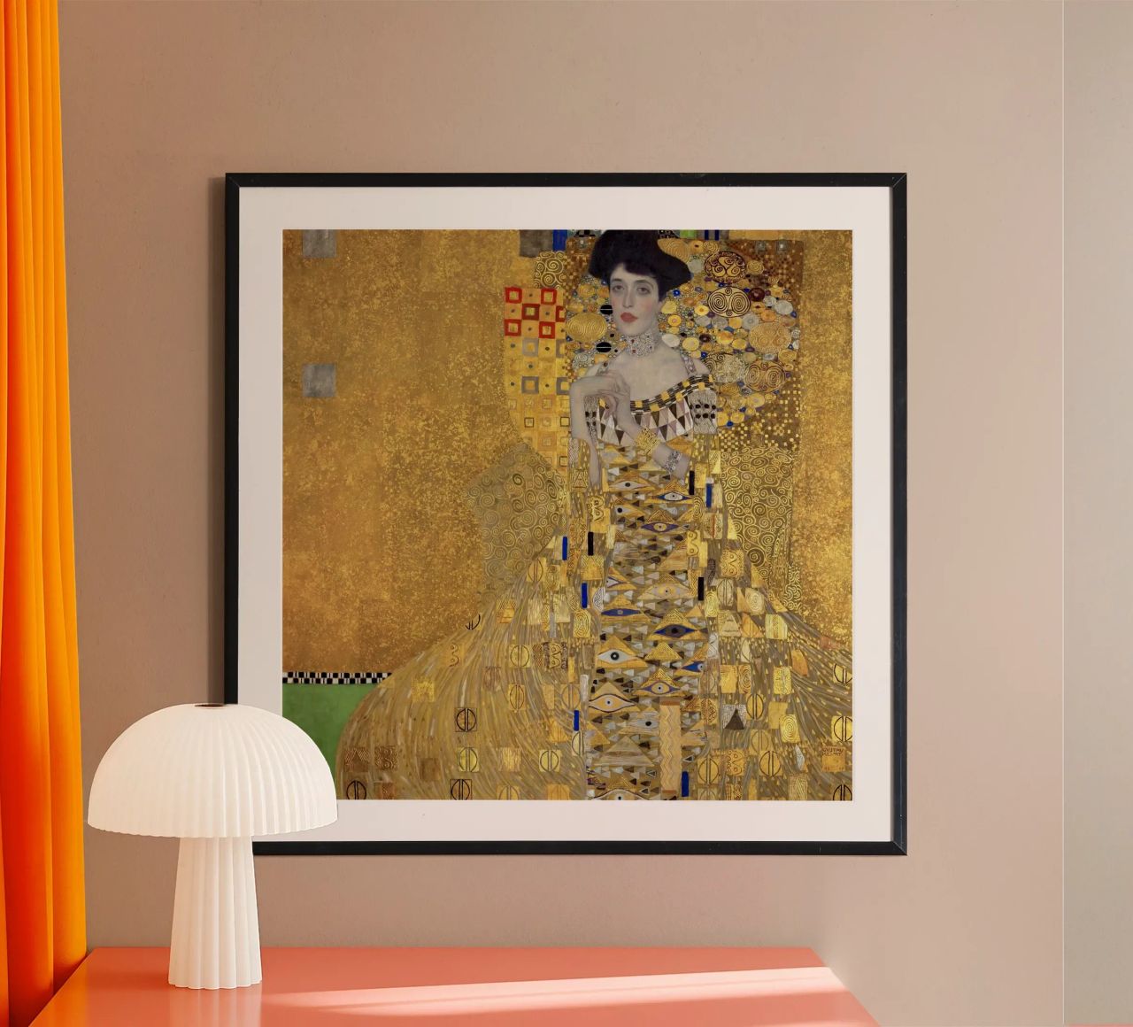Portrait of Adele Bloch-Bauer I (1907) by Gustav Klim poster by Venus Art