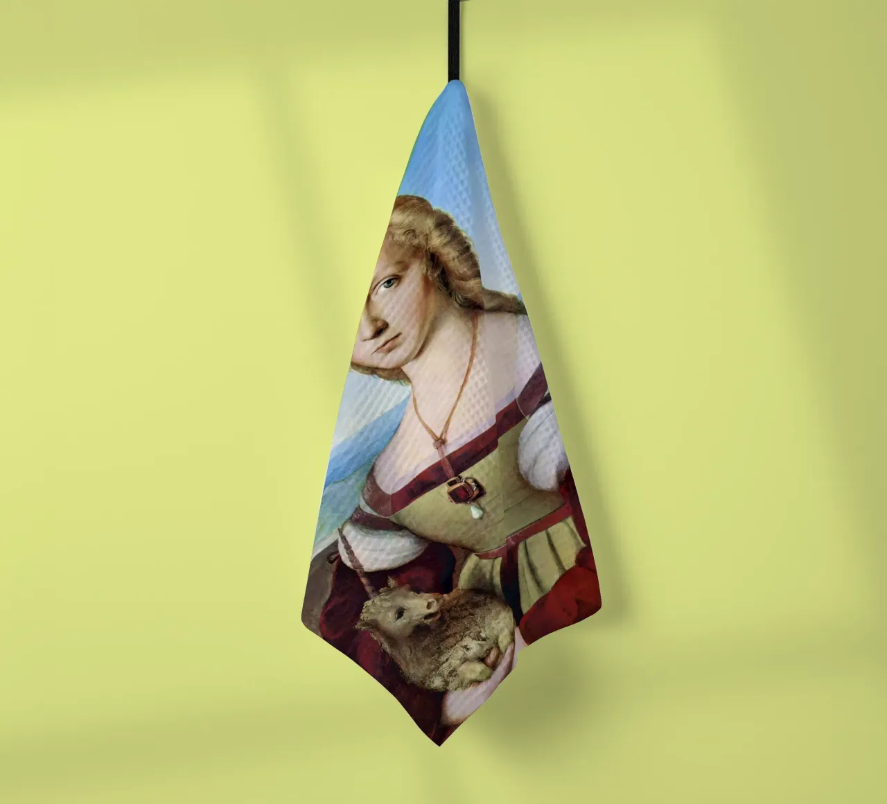 Jeune femme à la licorne (1506) par Raphaël torchon de Venus Art