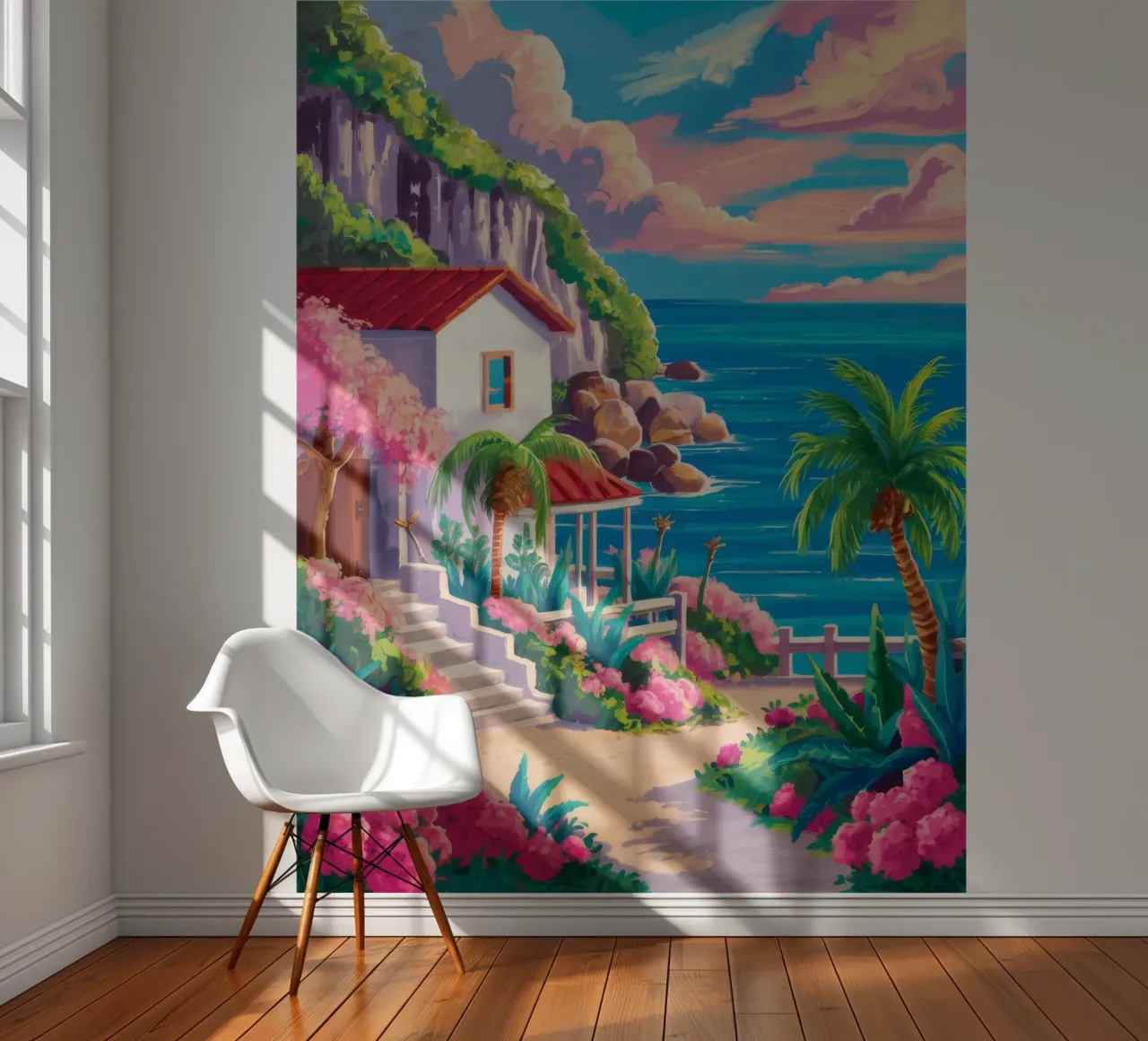 Coastal Stairway Dreams photo wallpaper by Paez Harmony
