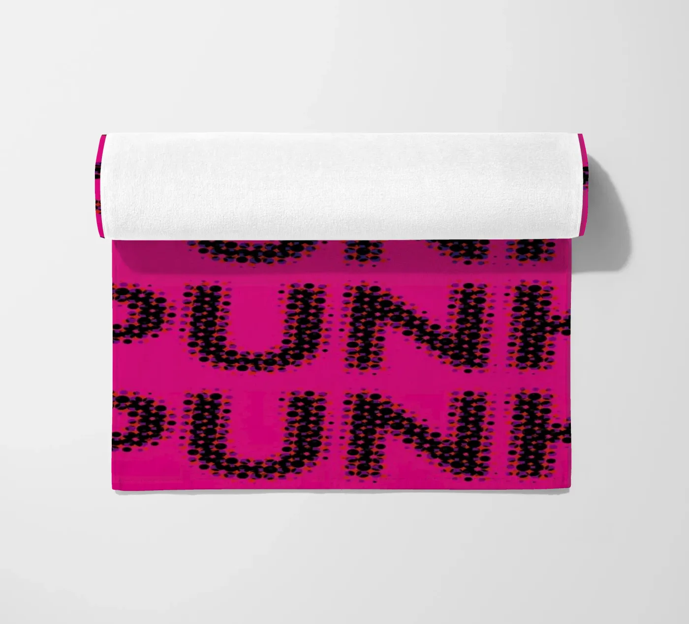 Punk strandhanddoek van Shot By Clint