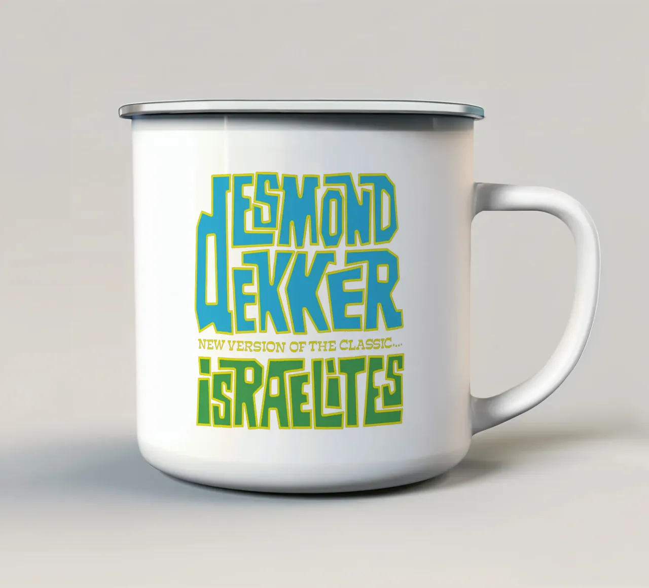 Desmond Dekker tazza in smalto da tammy shop