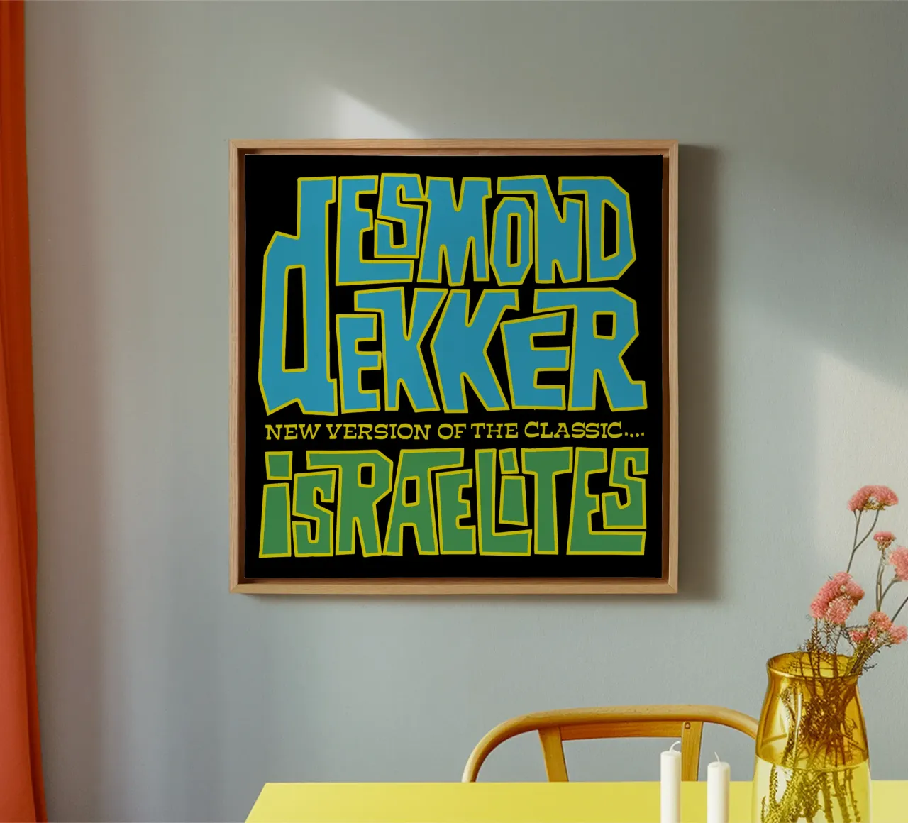 Desmond Dekker tela con Cornice a cassetta da tammy shop