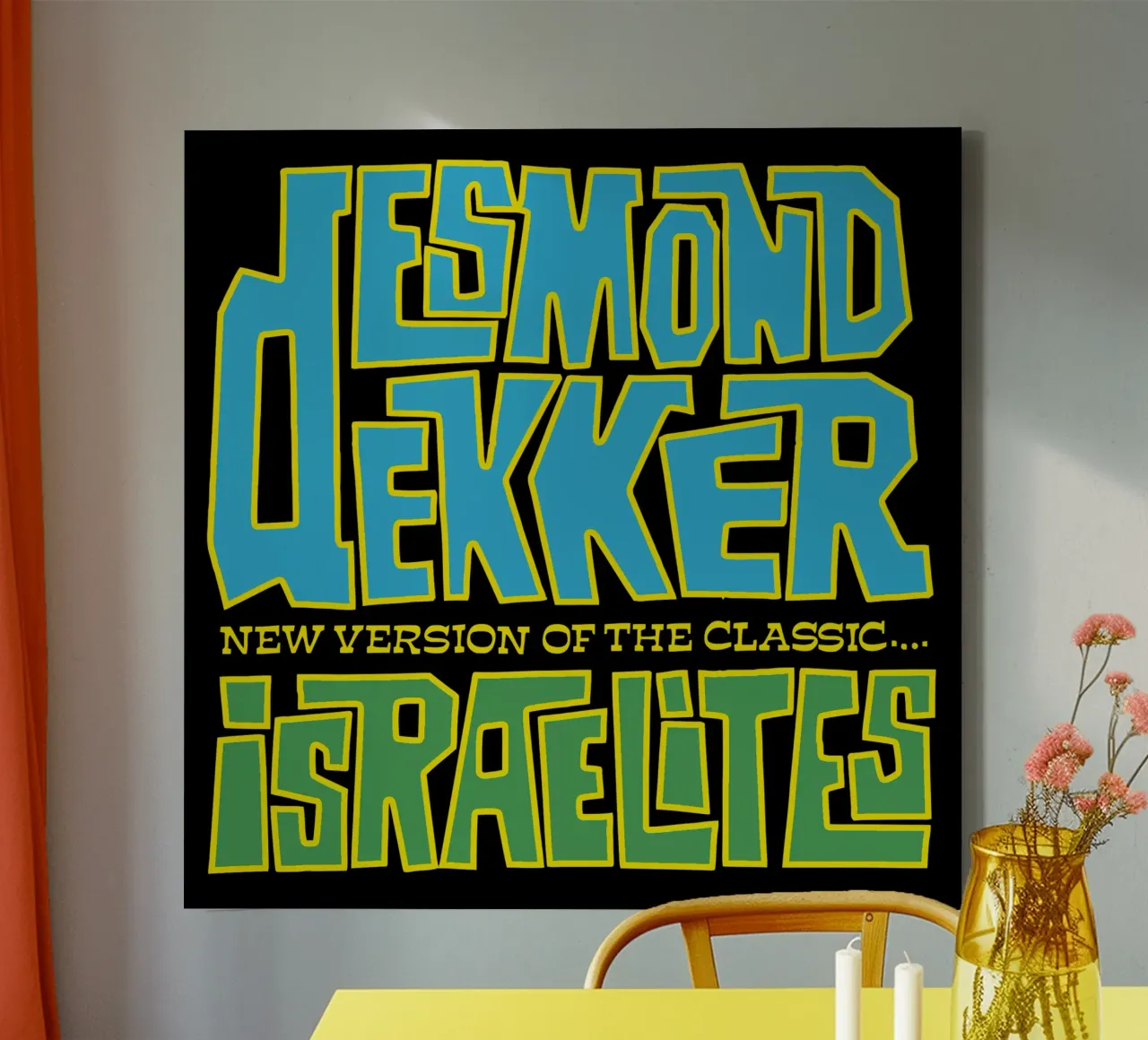 Desmond Dekker tela con Cornice a cassetta da tammy shop