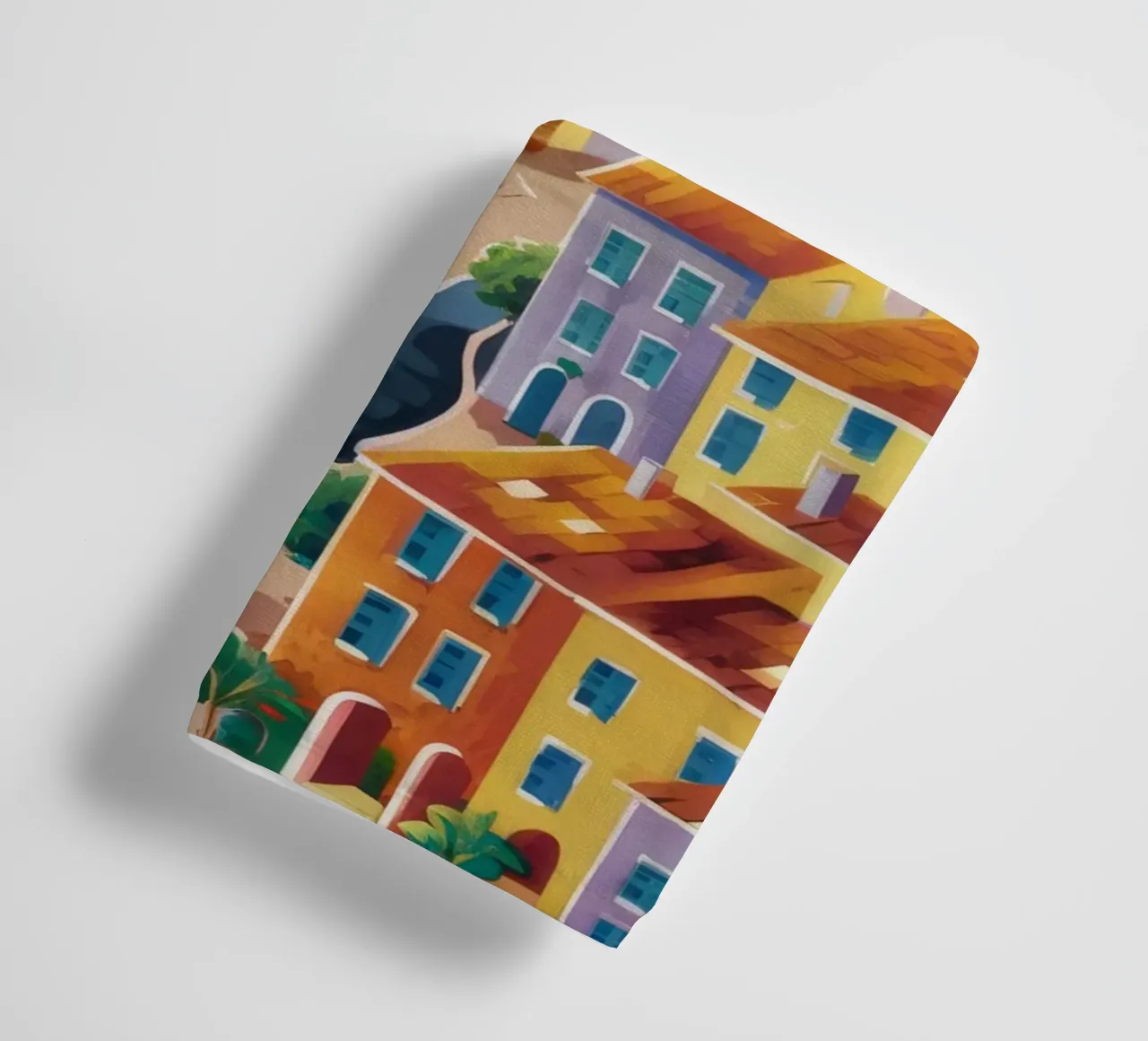 Hillside Harbor Glow towel by Paez Harmony