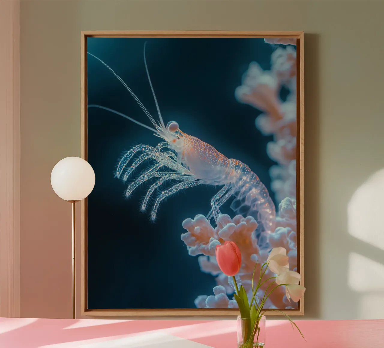 Macro Nature tela con Cornice a cassetta da PhotoVibe Decor