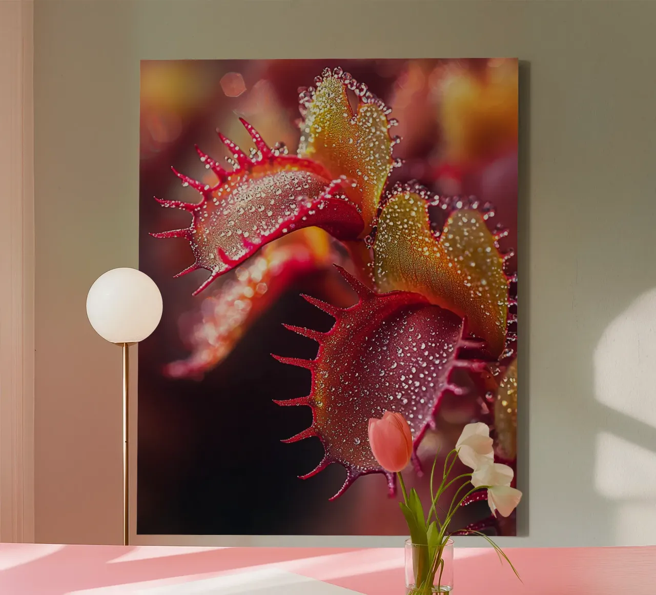 Macro Nature tela con Cornice a cassetta da PhotoVibe Decor