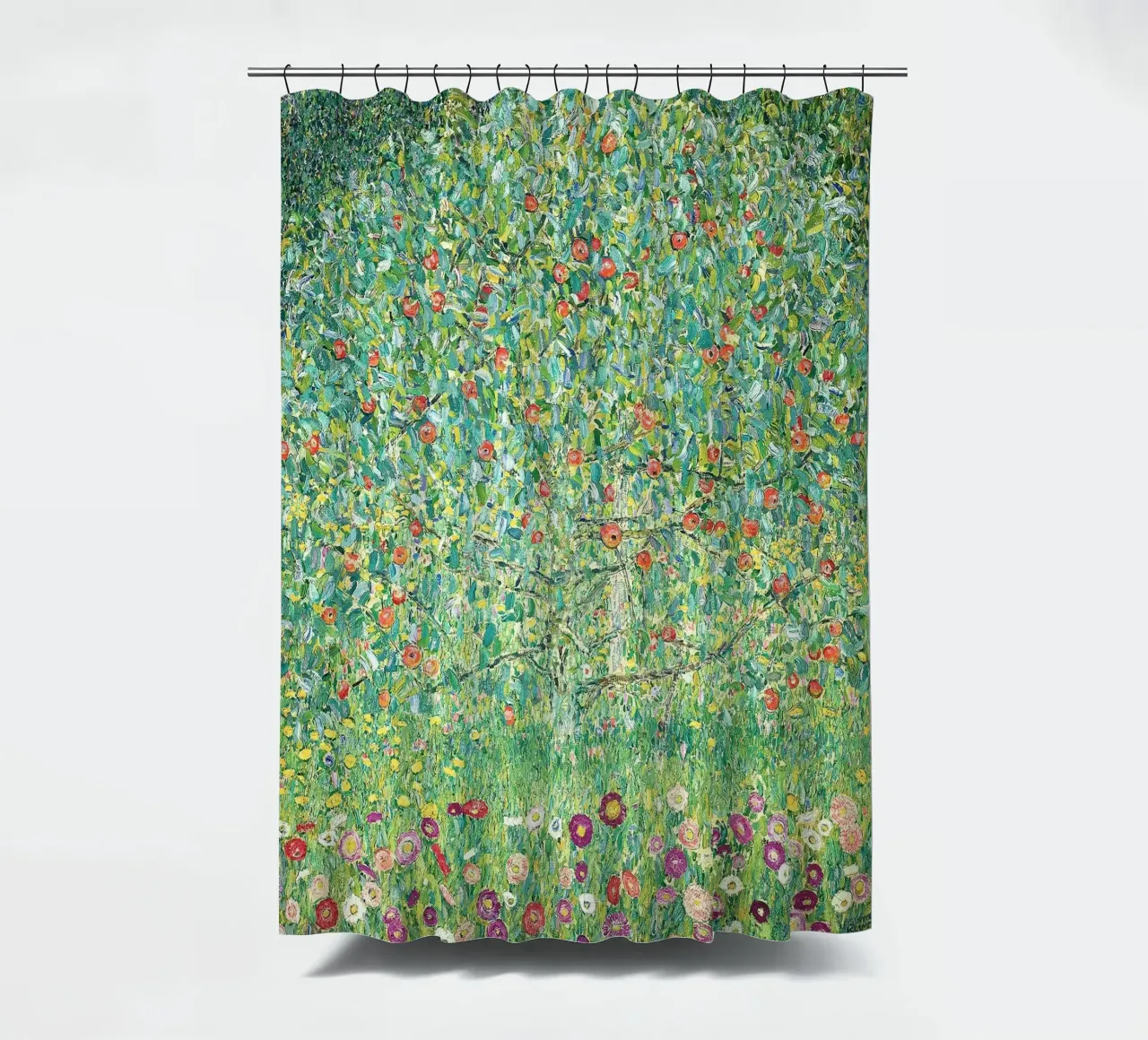 Gustav Klimt - Apple Tree I tenda da doccia da apoloprints