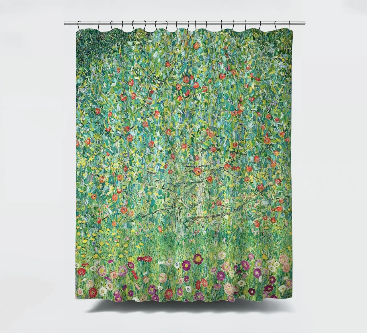 Gustav Klimt - Apple Tree I tenda da doccia da apoloprints